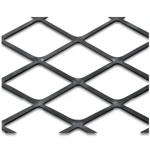 Hot Rolled Black Steel Expanded Metal Mesh Thickness 1.5 mm Width 1.22 m Length 7 m