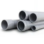 UPVC Pipes Nominal Pressure 6 Bar Outside Diameter 90 mm Thickness 2.7 mm Gray
