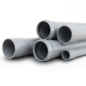 UPVC Pipes Nominal Pressure 6 Bar Outside Diameter 90 mm Thickness 2.7 mm Gray