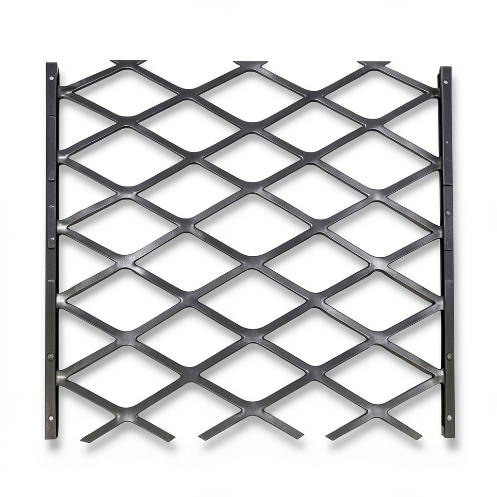 Hot Rolled Black Steel Expanded Metal Mesh Thickness 1.7 mm Width 1.22 m Length 4 m