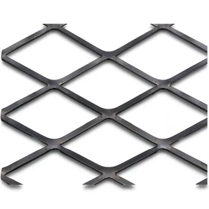 Hot Rolled Black Steel Expanded Metal Mesh Thickness 1.8 mm Width 1.22 m Length 5 m
