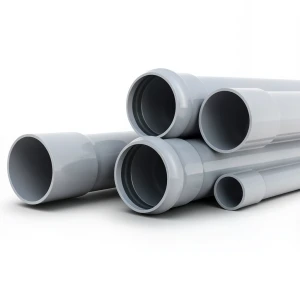 UPVC Pipes 280 mm OD, 8.2 mm Thickness, 6 Bar Pressure, Gray