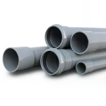 UPVC Pipes Nominal Pressure 6 Bar Outside Diameter 75 mm Thickness 2.2 mm Gray