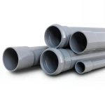 UPVC Pipes Nominal Pressure 6 Bar Outside Diameter 160 mm Thickness 4.7 mm Gray