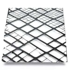 Hot Rolled Black Steel Expanded Metal Mesh Thickness 2 mm Width 1.22 m Length 2 m
