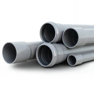 UPVC Pipes Nominal Pressure 6 Bar Outside Diameter 400 mm Thickness 11.7 mm Gray