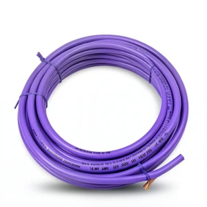سلك كهرباء مفرد نحاس مجدول 600 فولت AWM مقاس 16 AWG عزل PVC بنفسجي 2500 قدم | شركة الفنار