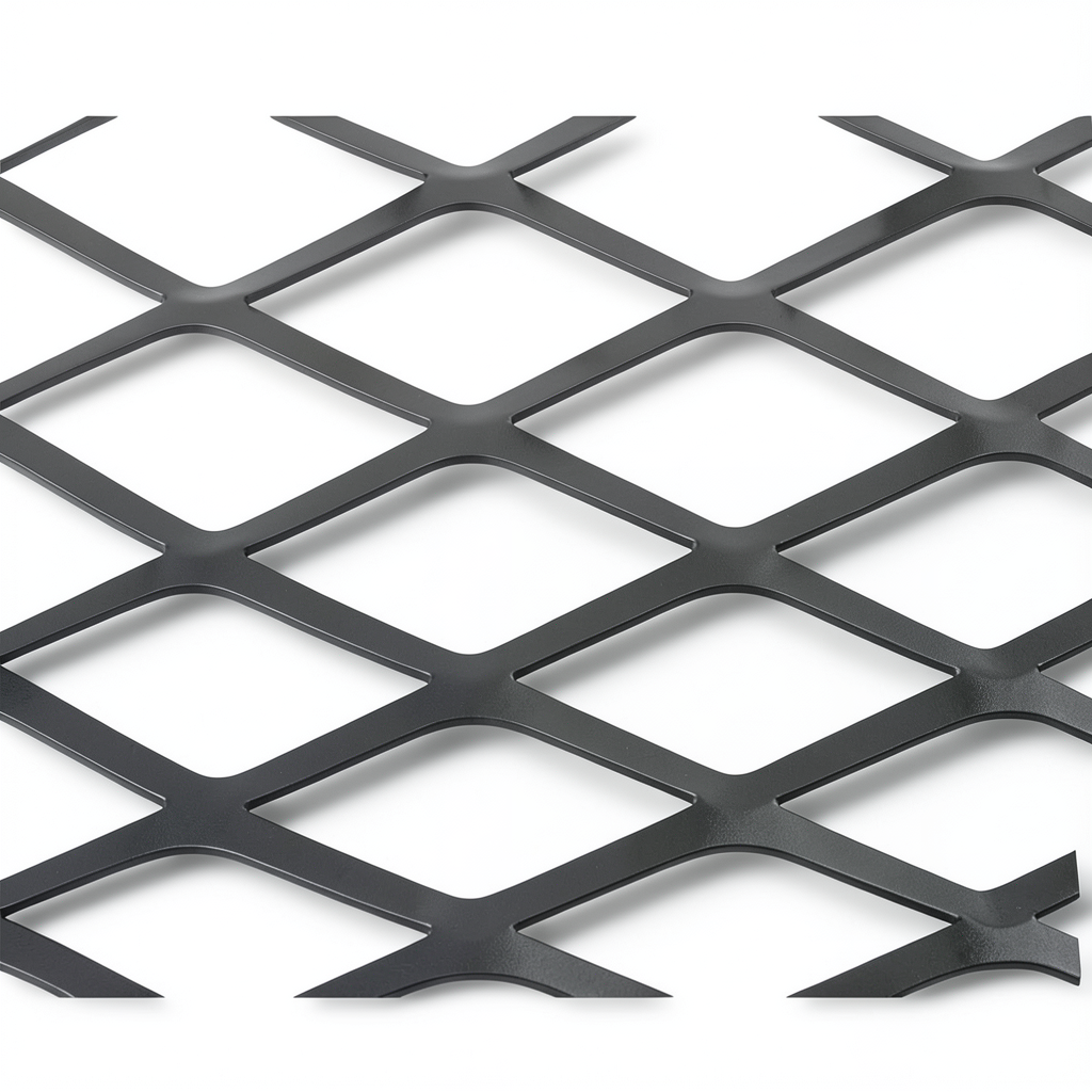 Hot Rolled Steel Expanded Metal Mesh Thickness 1.4 mm Width 2.44 m Length 2 m