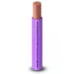 AWM Single Core Stranded Copper Wire 6 AWG, 600V, PVC Insulation, Violet, 500 ft | Al Fanar
