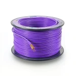 AWM Single Core Stranded Copper Wire 4 AWG, 600V, PVC Insulation, Violet, 500ft | Al Fanar