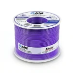 سلك مفرد نحاس مجدول 600 فولت AWM مقاس 3 AWG معزول PVC بنفسجي طول 500 قدم | شركة الفنار