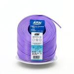 سلك مفرد نحاس مجدول 600 فولت AWM مقاس 3 AWG معزول PVC بنفسجي طول 500 قدم | شركة الفنار