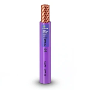 سلك مفرد نحاس مجدول 1/0 AWG 600 فولت عزل PVC بنفسجي طول 500 قدم | شركة الفنار