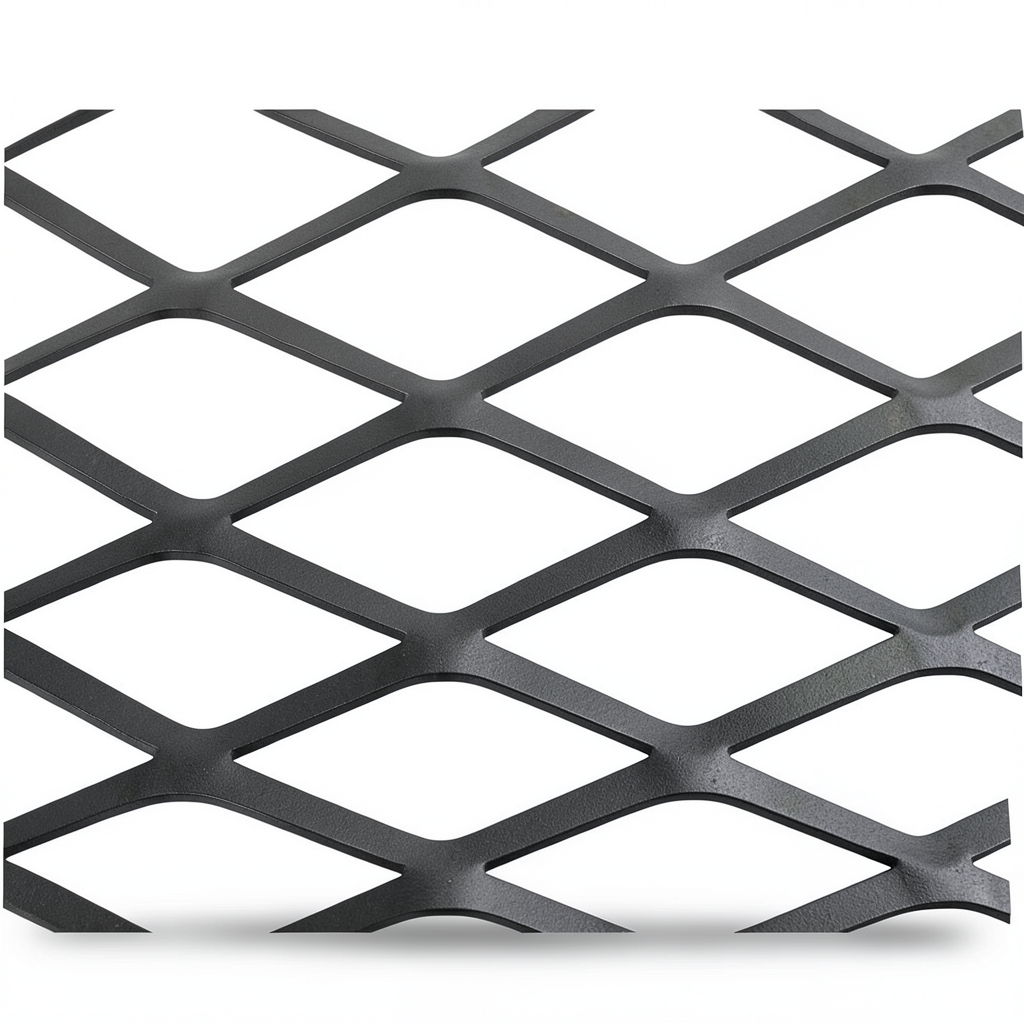 Hot Rolled Steel Expanded Metal Mesh Thickness 1.4 mm Width 2.44 m Length 2 m