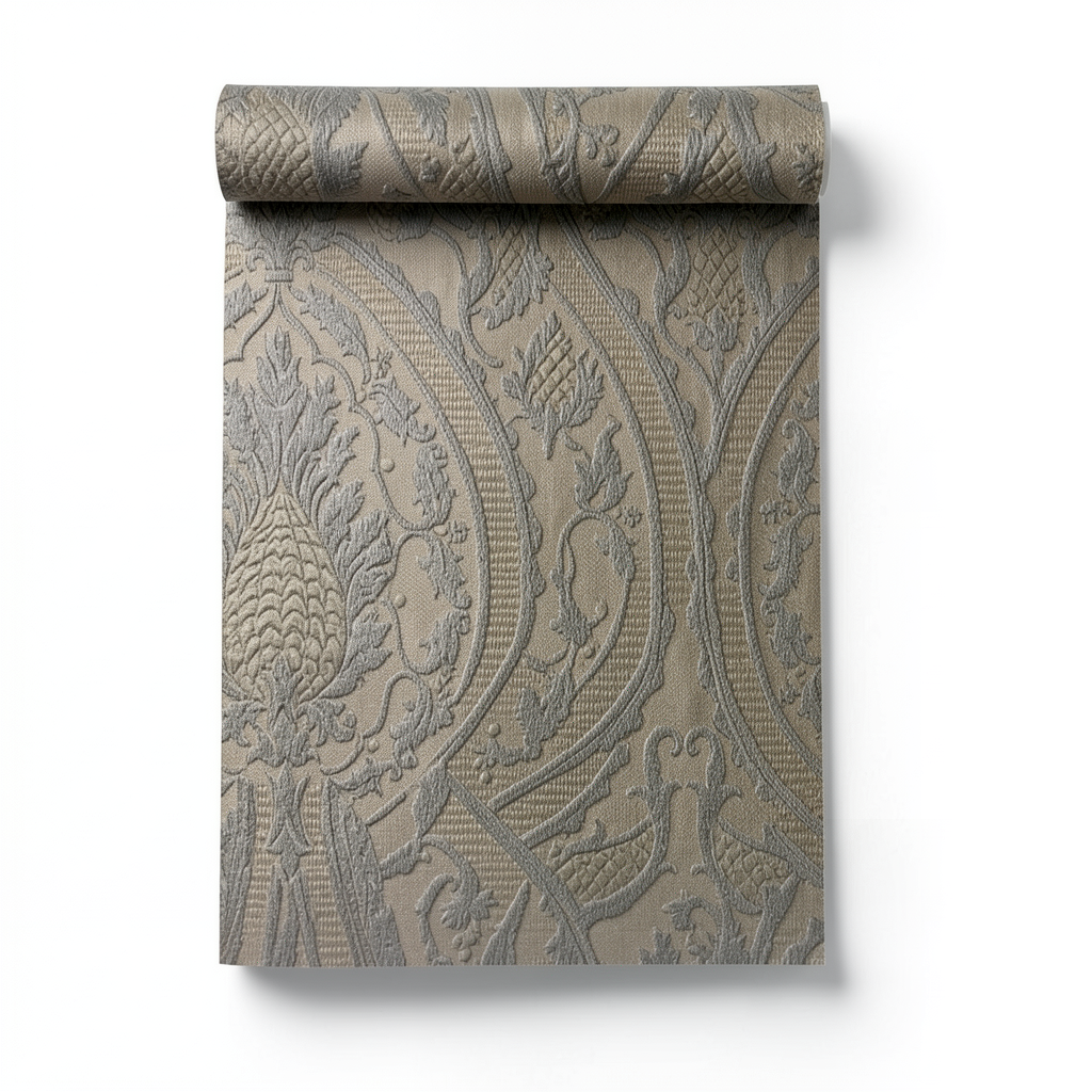 Wall Decoration Classic Design 10 m x 0.73 m Dark Beige, Model 2465