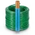 لفة سلك امريكي AWM نحاس مجدول 600 فولت 2/0 AWG عزل PVC لون أخضر 500 قدم | شركة الفنار - Image 1