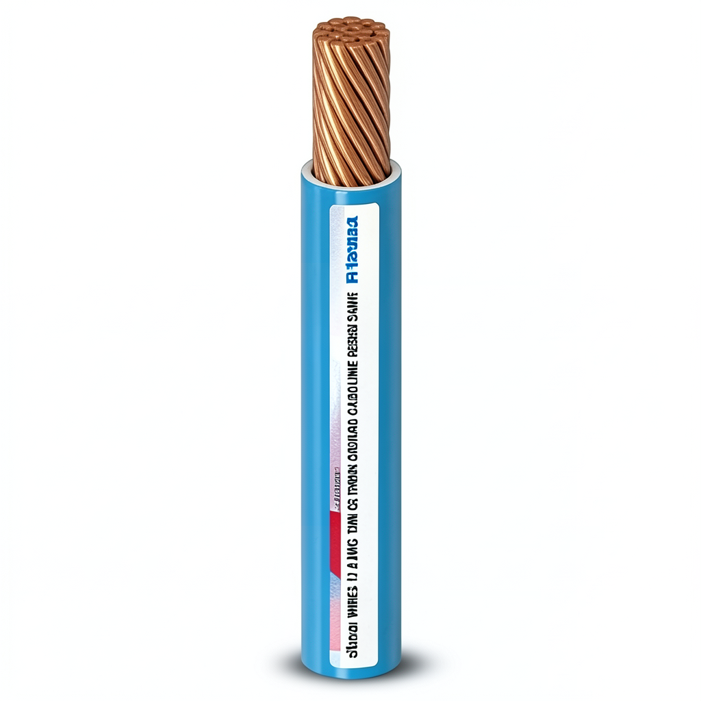 سلك كهرباء مفرد AWM نحاس مجدول 600 فولت 4/0 AWG عزل PVC ازرق 500 قدم | شركة الفنار