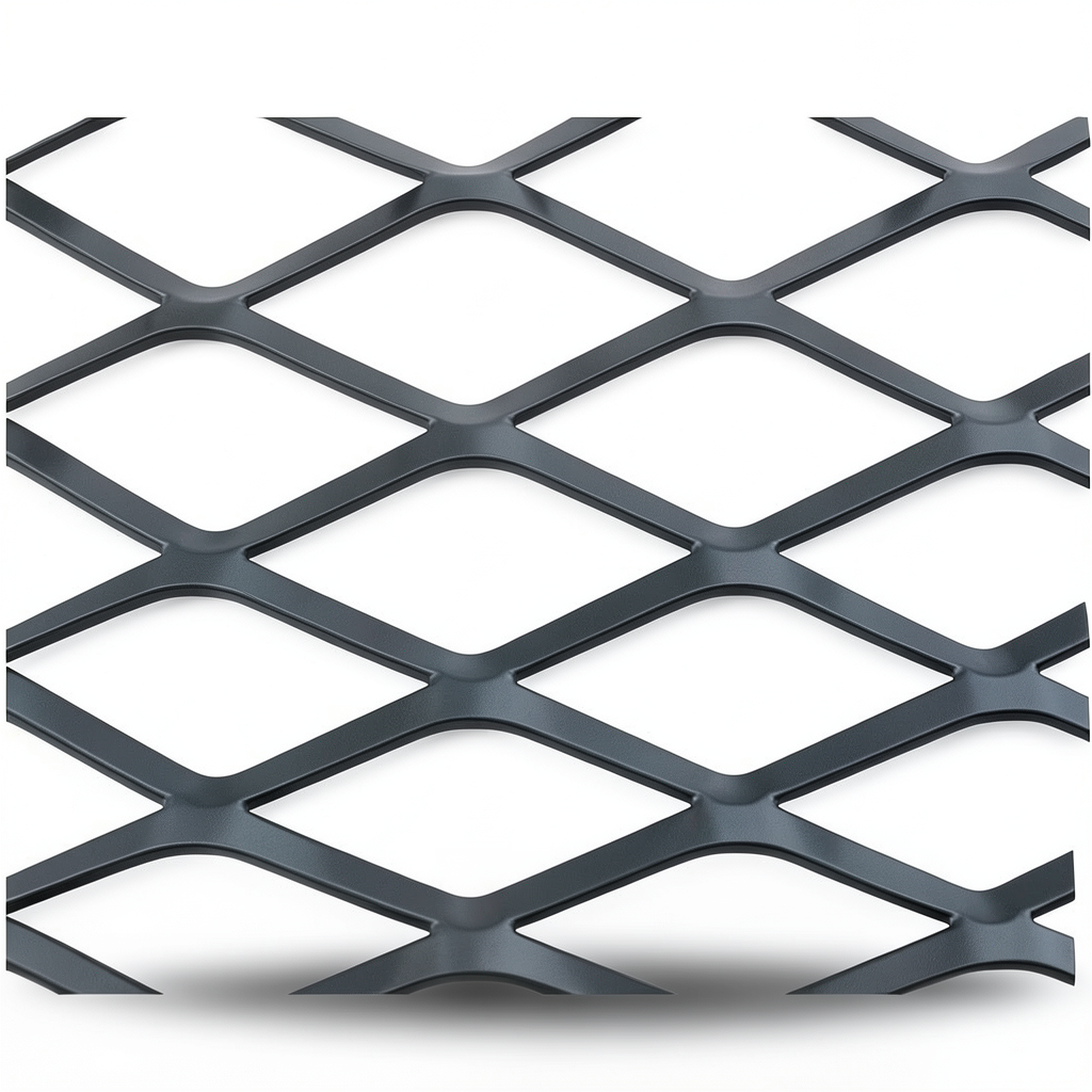 Hot Rolled Steel Expanded Metal Mesh 2 mm Thickness 2.44 m Width 2 m Length