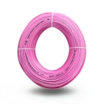سلك نحاس مرن معزول PVC، 1.5mm، 300 قدم، جهد 450/750 فولت، زهري | شركة الفنار