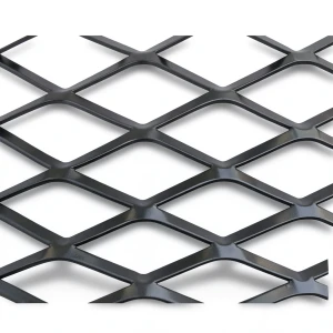 Hot Rolled Black Steel Expanded Metal Mesh Thickness 1.2 mm Width 2.44 m Length 3 m