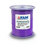 لفة سلك مفرد نحاس مجدول AWM مقاس 6 AWG، 600 فولت، عزل PVC، بنفسجي، طول 500 قدم | شركة الفنار