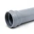 UPVC Plastic Pipe Class 4 Outside Diameter 200 mm Thickness 9.6 mm Gray Color - Image 1