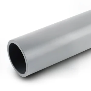 UPVC Plastic Pipe Schedule 80 Size 1/2 inch Thickness 4.24 mm Gray Color