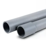 انابيب UPVC لانظمة الصرف الصحي ضغط 12.5 بار قطر خارجي 110 مم سمك 5.3 مم لون رمادي