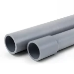 UPVC Pipes Sewage Drainage System 10 Bar Pressure 125 mm OD 4.8 mm Thickness Gray