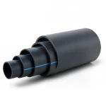 مواسير بلاستيك HDPE ضغط 4 بار PE 80 قطر خارجي 280 مم SDR 41 لون أسود