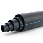 أنابيب بلاستيك HDPE ضغط 4 بار PE 80 قطر خارجي 315 مم SDR 41 لون أسود
