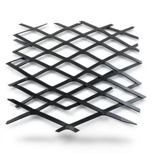 Hot Rolled Black Steel Expanded Metal Mesh Thickness 1.5 mm Width 2.44 m Length 4 m