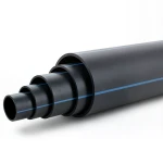 أنابيب HDPE ضغط 4 بار PE 80 قطر خارجي 500 مم SDR 41 لون أسود