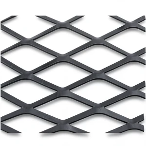 Hot Rolled Steel Expanded Metal Mesh 2 mm Thick 2.44x4 m Black