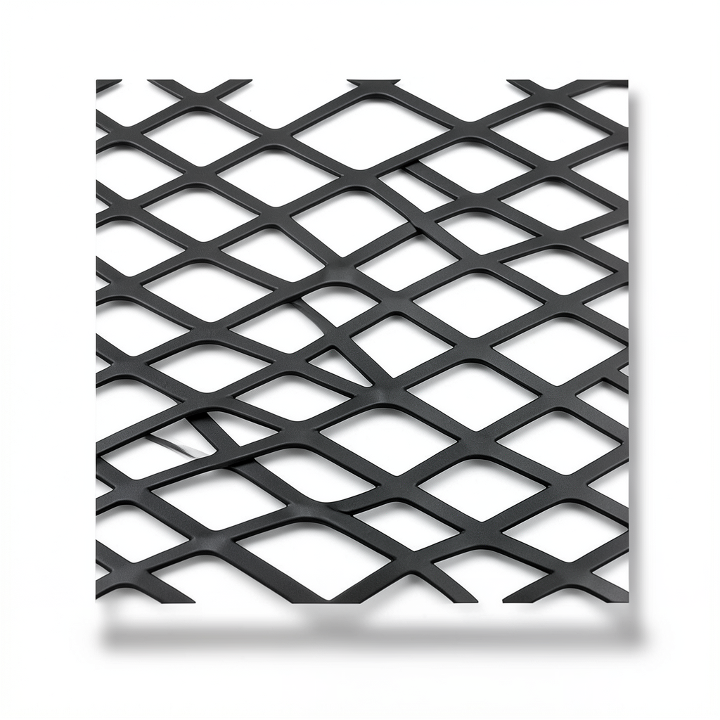 Hot Rolled Black Steel Expanded Metal Mesh Thickness 1.2 mm Width 2.44 m Length 5 m