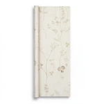 Wallpaper Leaf-Patterned Design 10 m x 0.53 m, Pale Beige