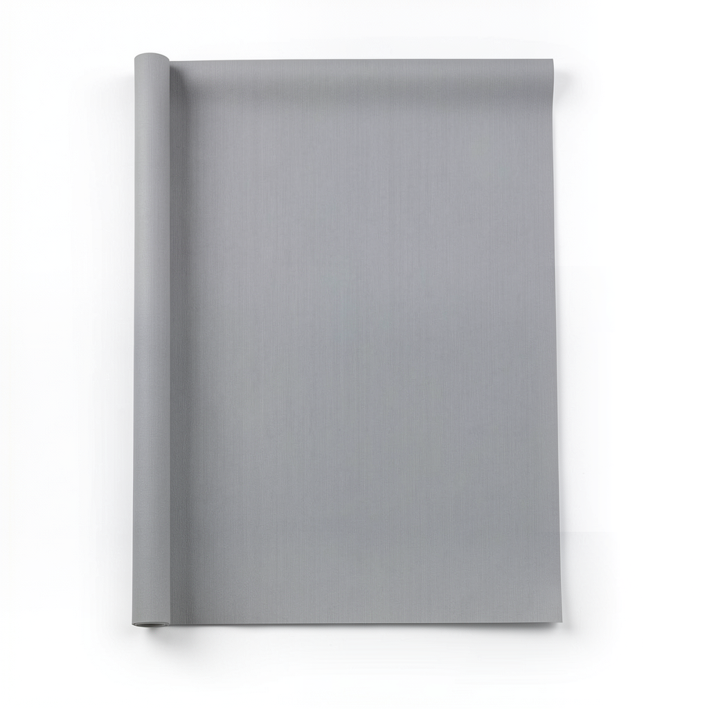Plain Wall Covering Gray Color 0.53m x 10m, Model 17720