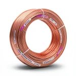 سلك نحاس مرن معزول PVC، مقاس 2.5 مم2، جهد 450/750 فولت، طول لفة 300 قدم | شركة الفنار