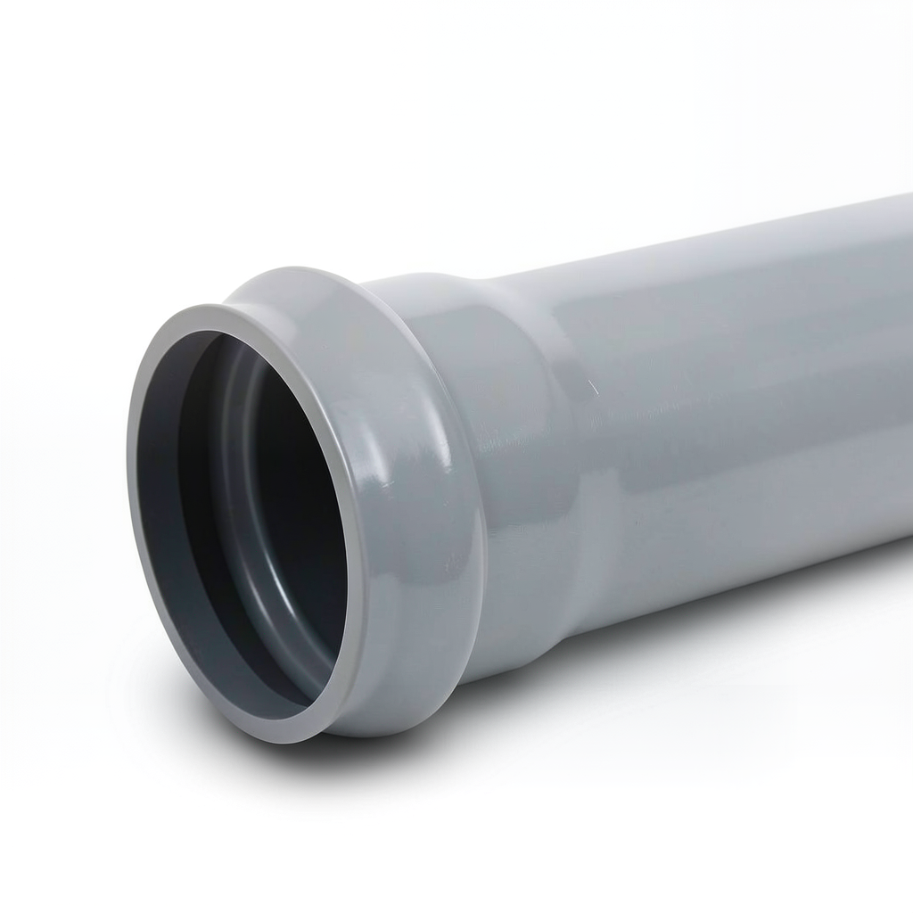 UPVC Pipe Nominal Pressure 10 Bar Outside Diameter 90 mm Thickness 4.3 mm Grey Color
