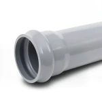 مواسير بلاستيك UPVC ضغط اسمي 10 بار قطر خارجي 125 مم سماكة 6 ملم لون رمادي