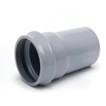 UPVC Plastic Pipe Class 4 Outside Diameter 200 mm Thickness 9.6 mm Gray Color