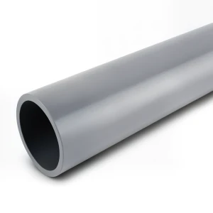 مواسير بلاستيك UPVC جدول 80 مقاس 1/2 إنش سمك 4.24 مم لون رمادي