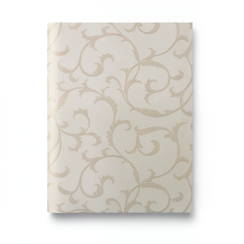 Italian Wallpaper Classic Design 10m x 0.73m, Beige, Model 3915