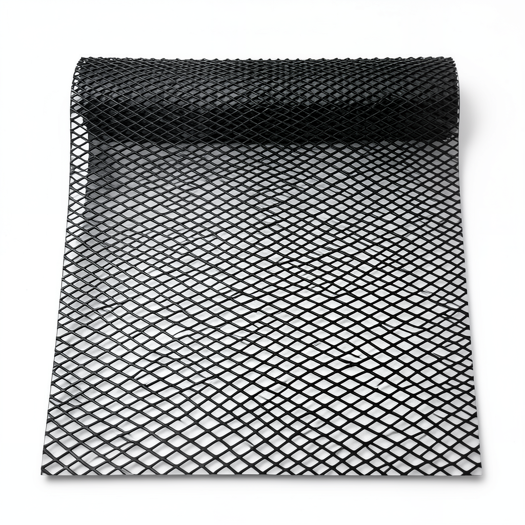 Hot Rolled Black Steel Expanded Metal Mesh Thickness 2 mm Width 1.22 m Length 7 m
