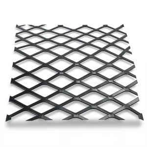 Hot Rolled Black Steel Expanded Metal Mesh 2 mm Thick 2.44x5 m