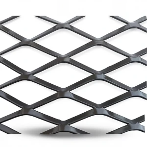 Hot Rolled Black Steel Expanded Metal Mesh Thickness 1.7 mm Width 2.44 m Length 6 m