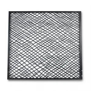 Hot Rolled Black Steel Expanded Metal Mesh Thickness 2 mm Width 1.22 m Length 4 m