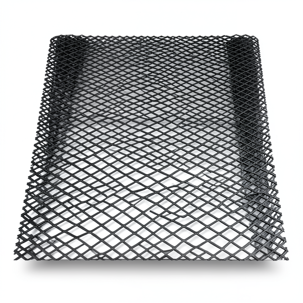 Hot Rolled Black Steel Expanded Metal Mesh Thickness 2 mm Width 1.22 M Length 5 M
