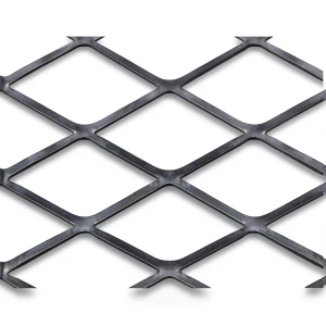 Hot Rolled Black Steel Expanded Metal Mesh Thickness 2 mm Width 1.22 m Length 6 m