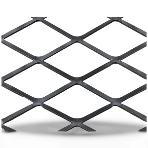 Hot Rolled Black Steel Expanded Metal Mesh Thickness 2 mm Width 1.22 m Length 7 m